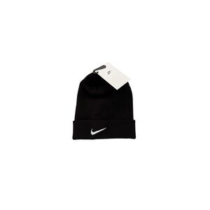 Nike Black Unisex Beanie with White Logo